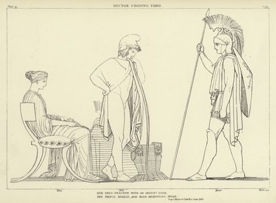 Hector Chiding Paris by John Flaxman