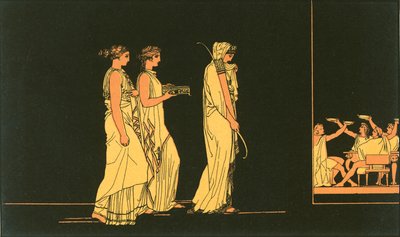 Penelope Carrying the Bow of Ulysses to the Suitors by John Flaxman