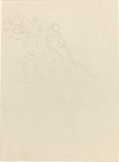 Running Figures with Arms Raised by John Flaxman