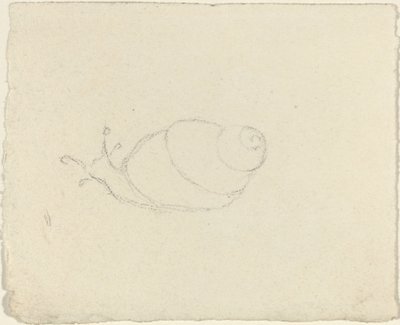 Snails (recto and verso) by John Flaxman