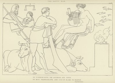 The Happy Man by John Flaxman