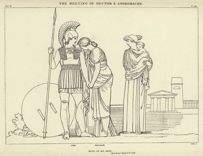 The Meeting of Hector and Andromache by John Flaxman