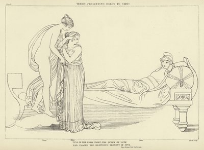 Venus presenting Helen to Paris by John Flaxman