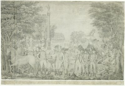 The British Surrendering Their Arms to General Washington after Their Defeat at Yorktown in Virginia, October 1781 by John Francis Renault
