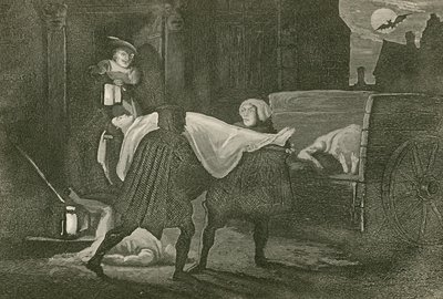 The Body of Amabel Carried to the Dead Cart by John Franklin