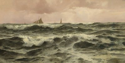 Off Folkestone, 1886 by John Fraser