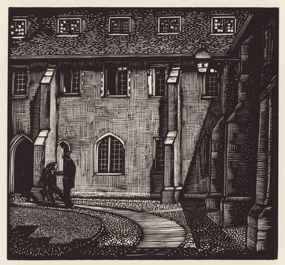 Cambridge: Corpus Christi, Old Court by John Frederick Greenwood