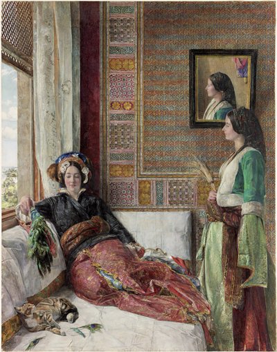 Hhareem Life - Constantinople by John Frederick Lewis