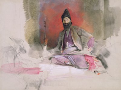 Study of a Turkish Magnate, possibly Hallicoo Mirza by John Frederick Lewis