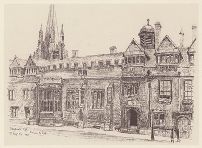 Brasenose College by John Fulleylove