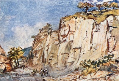 The Ancient Quarries on Mount Pentelikon by John Fulleylove