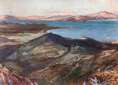 The Battle-Field of Marathon from Mount Pentelikon by John Fulleylove