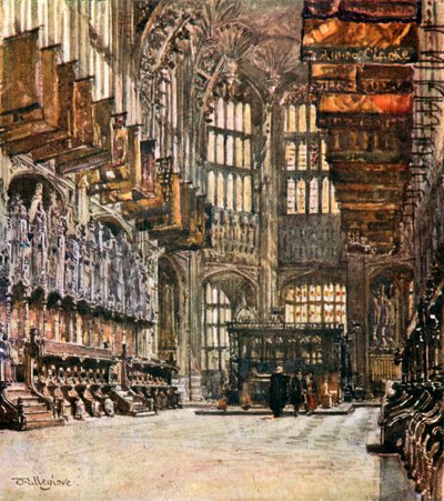 The Chapel of Henry VII, looking east by John Fulleylove