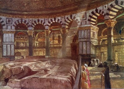 The Holy Rock beneath the Dome of the Mosque of Omar by John Fulleylove
