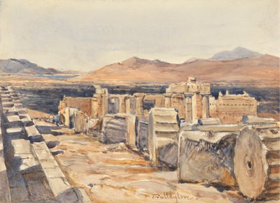 The Propylaea from the Northern Edge of the Stylobate of the Parthenon, Athens by John Fulleylove