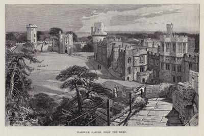 Warwick Castle, from the Keep by John Fulleylove