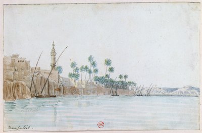 View of Manfaloot by John Gardner Wilkinson