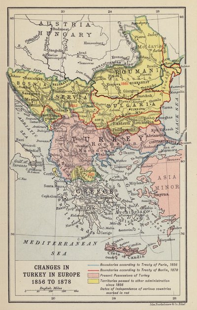 Changes in Turkey in Europe by John George Bartholomew