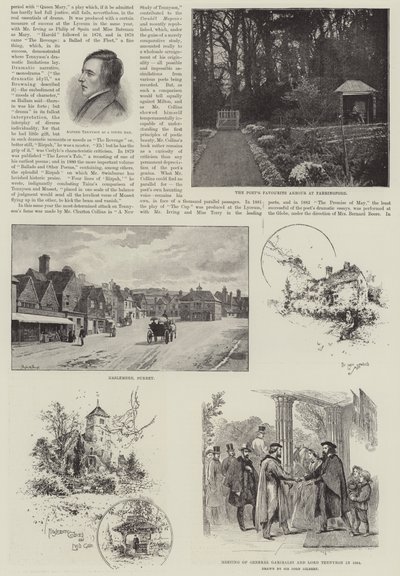 Alfred, Baron Tennyson, Poet Laureate by John Gilbert