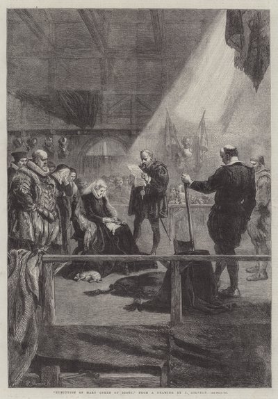 Execution of Mary Queen of Scots by John Gilbert
