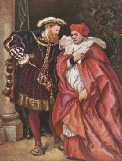 Henry VIII and Cardinal Wolsey by John Gilbert
