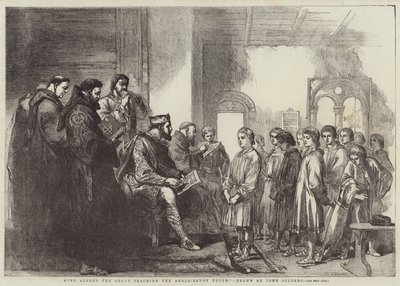King Alfred the Great teaching the Anglo-Saxon Youth by John Gilbert