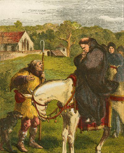 King John and the Abbot of Canterbury by John Gilbert