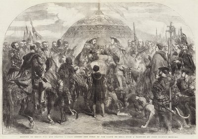 Meeting of Henry VIII and Francis I near Ardres, the Field of the Cloth of Gold by John Gilbert