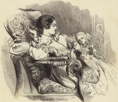The Queen and the Prince of Wales by John Gilbert