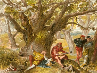 Under the greenwood tree by John Gilbert