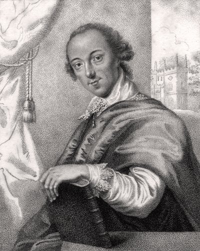 Horace Walpole, engraved by Bocquet, from 