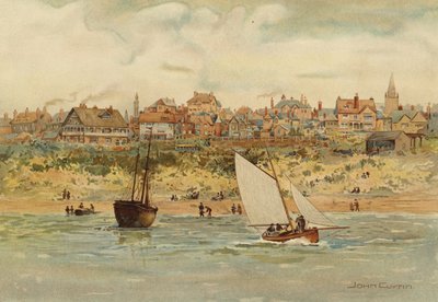 Liverpool: A View of New Brighton from the Sea by John Glynn