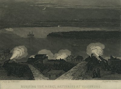 Running the Rebel Batteries at Vicksburg, c.1863 by John Hamilton