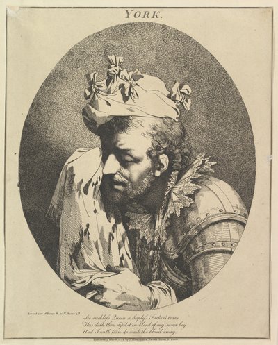 Duke of York Twelve Characters from Shakespeare, March 15, 1776 by John Hamilton Mortimer