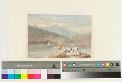 Picnic at Windermere Looking Towards Brathay by John Harden