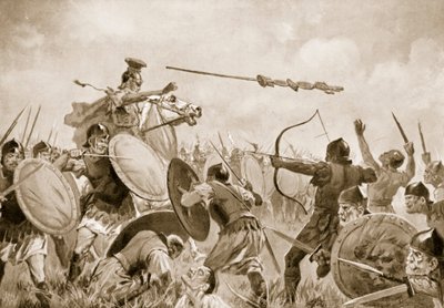 A Roman Battle with the Volscians by John Harris Valda