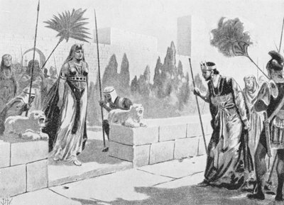 Cleopatra Visits Herod, c. 33 BC by John Harris Valda