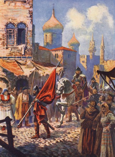 The Return of Ivan the Terrible to Moscow after the Conquest of Kazan by John Harris Valda