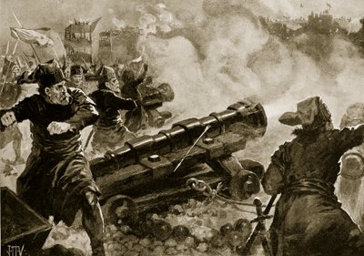 The Siege of Constantinople by the Turks, Illustration from 