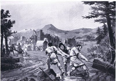 Wallachian Hillmen Founding a City in the Ninth Century, from Hutchinson