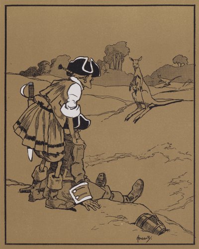 The Discovery of the Kangaroo by John Hassall