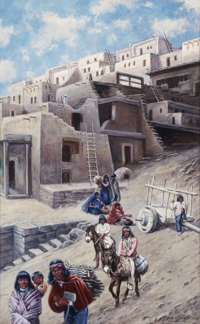 Pueblo Village by John Hauser