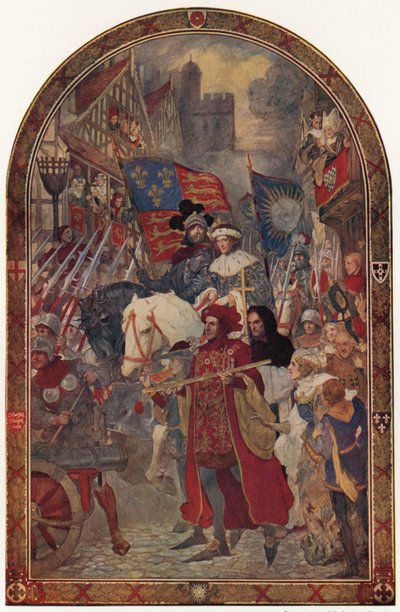 Henry VI. The Battle of Barnet, 1471 by John Henry Amshewitz