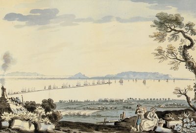 View of Dublin Bay and Harbour, Hill of Howth by John Henry Campbell