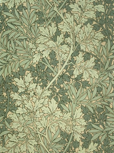 Foliage wallpaper, designed by John Henry Dearle for Morris and Company by John Henry Dearle