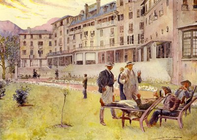 Cape Town, outside the Mount Nelson Hotel by John Henry Frederick (after) Bacon