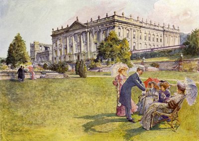 Chatsworth House by John Henry Frederick (after) Bacon