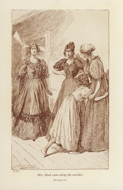 Illustration for Jane Eyre by Charlotte Bronte by John Henry Frederick (after) Bacon