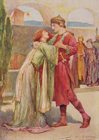 Posthumus and Imogen in Cymbeline from Children