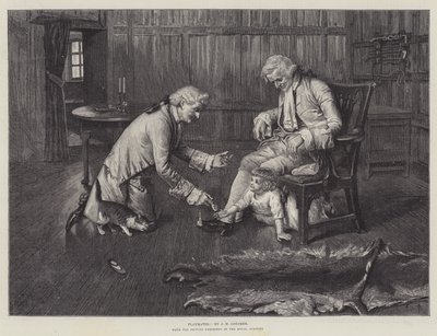 Playmates, from the Picture Exhibited in the Royal Academy by John Henry Lorimer